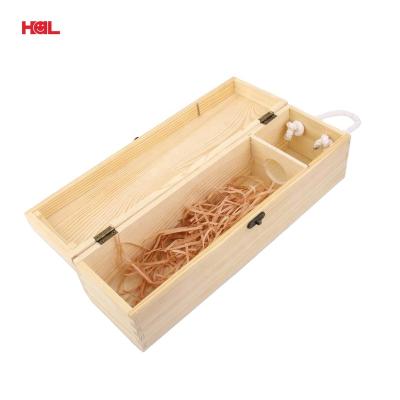 China Disposable Hot Selling Wooden Box Most Popular Environmental Friendly Whiskey Promotional Customized Package for sale