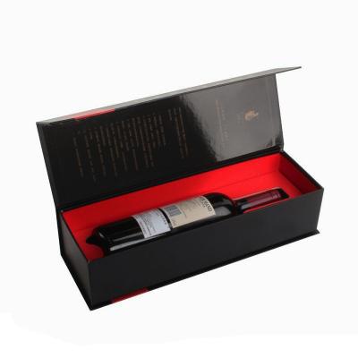 China Materials Factory Price Recycled Luxury Magnetic Wine Gift Box For Wine Glass for sale