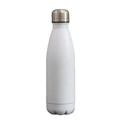 China 500ml Sublimation Sustainable Thermos Cups Stainless Steel Cola Shape Water Bottle for sale