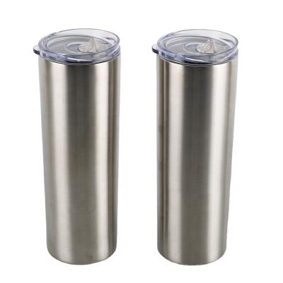 China Sublimation Viable Tumblers 20 oz Straight Tumbler Stainless Steel Bottle Car Thermal Mug for sale