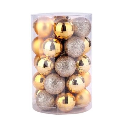 China For Christmas Decoration SHELIKE 4cm Colorful 34pcs Balls For Christmas Decoration for sale