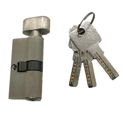 China Euro DOOR high security lock brass cylinder with 5 reversible keys for sale