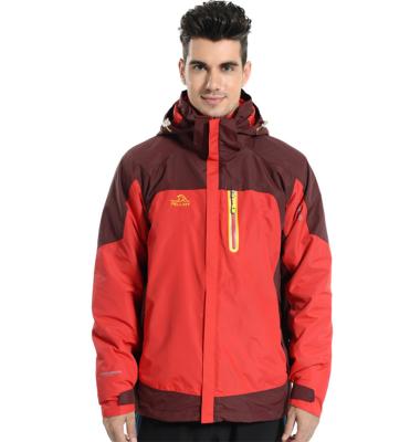 China High-Visibility Bomber Outdoor Jacket Breathable Orange Waterproof Windstopper Jacket Unisex for sale