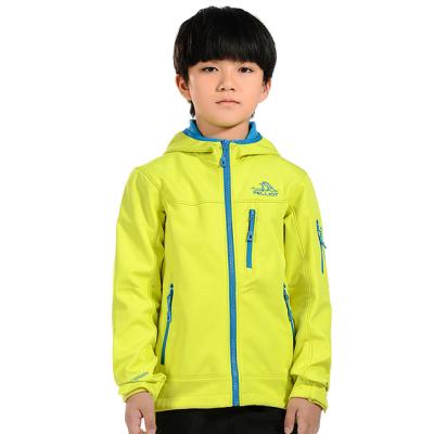 China Breathable Kids Softshell Jacket Cheap Softshell Jacket Warm Polyester Kids for sale