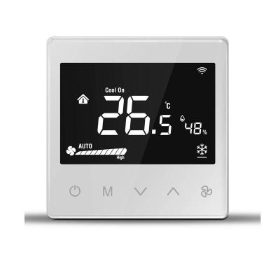 China HVAC RS485 Modern Digital Central Air Conditioning Network F5-FC-WI Programmable Thermostat for Air Cooling and Heating for sale