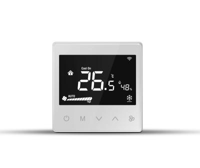 China F5-FC-WI FCU modern digital hotel room room thermostat temperature controller for cooling heating for sale