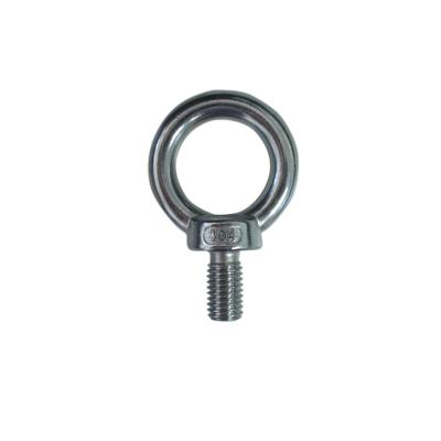 China Construction lifting machinery m16 stainless steel oval eye bolts for sale