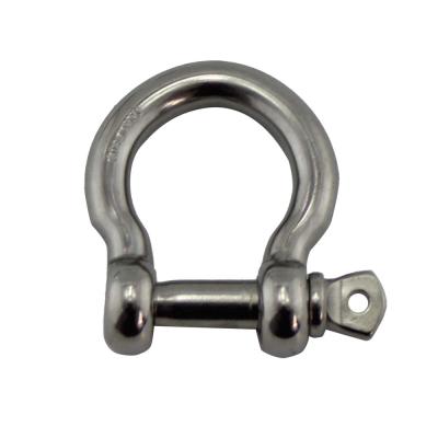 China Small heavy industry m5 stainless steel bow shackles 316 for sale