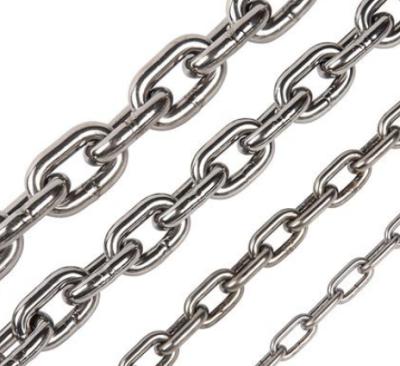 China DIN 763 G30 16mm Long Widely Link Chain With Polished for sale