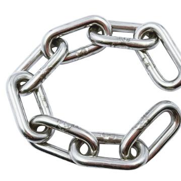 China DIN 766 763 Lifting Chain Hoist A2 A4 304 316 Stainless Steel Link Chain for sale