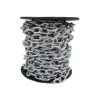 China Widely Professional Manufacture Galvanized Stainless Steel G30 766 Steel Din Short Link Chain for sale