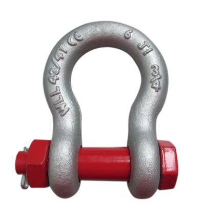 China Heavy Industry Factory Price Sturdy And Durable Off-Road Shackle D-Ring American Bow Shackle Bow Shackle for sale