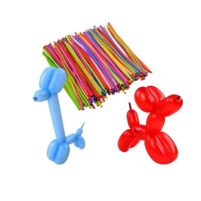 China Toy Mixed Color Magic Strip Balloon Promotional Latex Globos Long Shaped Twist Balloons For Party Decoration Kids Play for sale