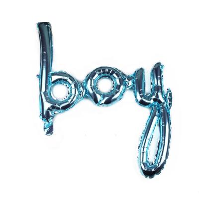 China Advertising Toy Boy Girl Letter Balloons Alphabet Baby Foil Balloons for Baby Birthday Party Decorations for sale