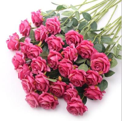 China Wholesale High Quality Artificial Rose Flower Home/Party Decoration for Wedding Decorations and Valentine's Day for sale