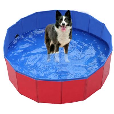 China New Arrivals Viable Foldable Pet Dog Bath Pool Collapsible Pet Dog Pool Bathing Foldable Tub Dog Pool for sale