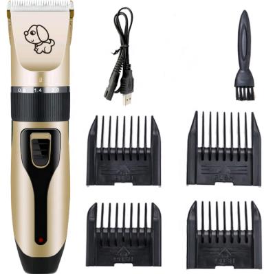 China Amazon Best Selling Sustainable Electronic Rechargeable Pet Hair Cutter Grooming Clippers and Trimmer for Dogs for sale