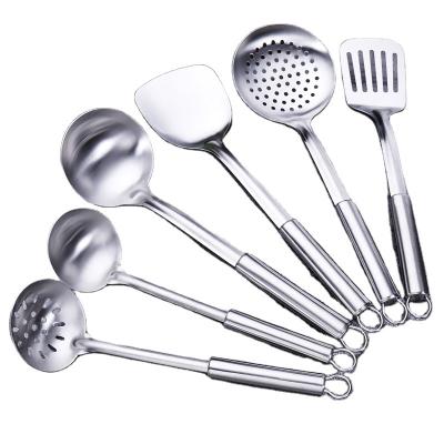 China Sustainable New Design Custom Kitchenware 7pcs Set Colorful Stainless Steel Kitchen Utensils Set for sale