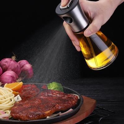 China High Quality 304 Stainless Steel Viable Oil Sprayers Cooking/Cooking/Salad Dispenser Spray Glass Bottle For Cooking for sale