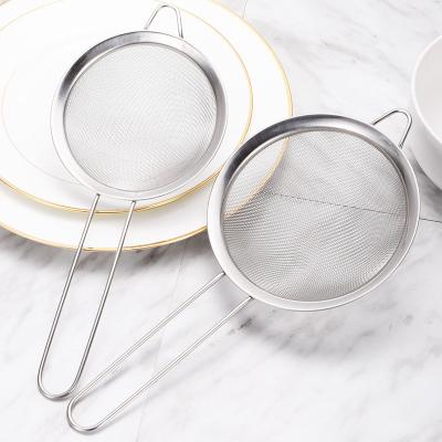 China Premium Quality Viable Flour Sieve Stainless Steel Tea Sieve Stainless Steel Fine Mesh Strainer Colander Wire Mesh Oil Filter Sieve for sale