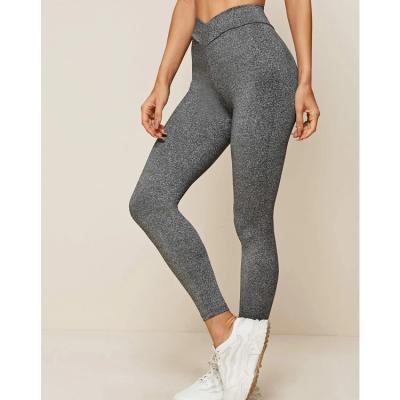 China Breathable High Waist Cotton Collection Recycled Gym Customize Fitness Yoga Leggings for sale