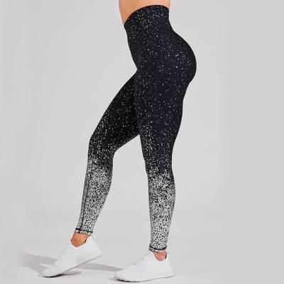 China Breathable Custom Women Sublimation Prints High Waist Yoga Workout Lift Up Yoga Leggings for sale