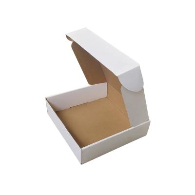 China Newest materials mengsheng cheap top fold recycled white brown kraft plain corrugated 3 layers mail mailing box for sale