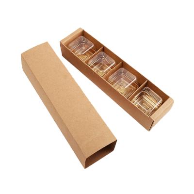 China Recycled Materials Wholesale Drawer Gift Box Small Kraft Paper Drawer Box With Dividers For Brownies Packaging Box for sale