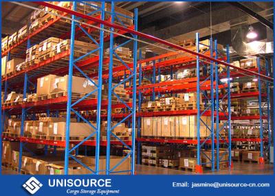 China Multi Level Warehouse Storage Shelving , 500 - 20000 Height Mm Industrial Racking Systems for sale