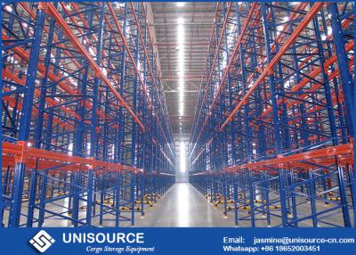 China High Density Industrial Garage Shelving Upright Frame With Long Warranty Time for sale