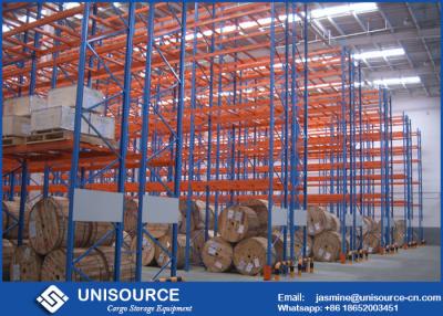 China Blue / Orange Pallet Storage Racks Metal Conventional Pallet Storage Shelves for sale