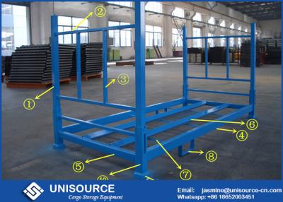 China Unisource Industrial Warehouse Tire Racks Folding / Stacking For Military Truck for sale