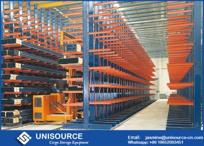 China Arm Adjustable Cantilever Storage Racks Double Sided For Pipe Warehouse for sale