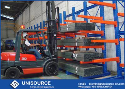 China Unisource Industrial Cantilever Storage Racks Cold Storage For Long / Bulky Items for sale