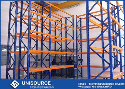 China Multi - Level Industrial Shelving Unit , Medium Duty Metal Shelving For Garage for sale