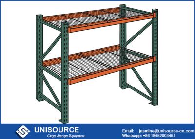 China Green Heavy Duty Storage Racks Unisource Industrial With Solid Steel Frames for sale