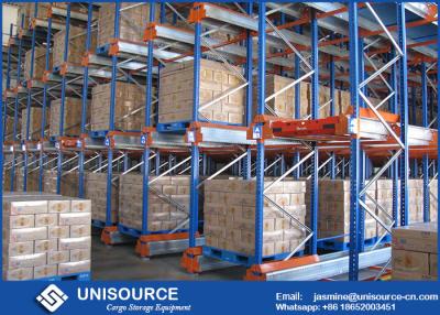 China Economical FIFO Radio Shuttle Racking System 1500 Kg / Pallet For Industrial for sale