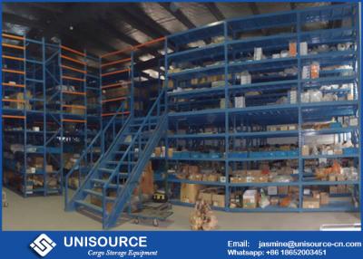 China Multi Level Rack Supported Mezzanine Powder Coated For Large Area Warehouse Storage for sale