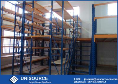 China Extended Rack Supported Mezzanine Powder Coated Size Customized For Industrial for sale