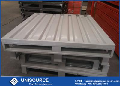 China Waterproof Heavy Duty Steel Pallets , Durable Stackable Steel Pallets 1000 - 3000 Kg Load for sale