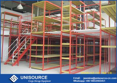 China Multi Level Warehouse Storage Racking Supported Steel Mezzanine Floor for sale