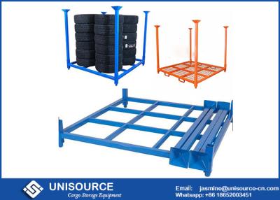 China Adjustable Light Truck Tire Storage Rack 2400 Lbs Load With Removable Posts for sale