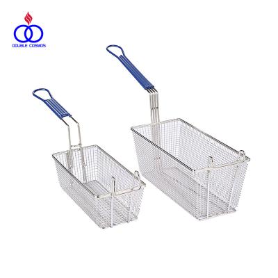 China OEM&ODM Viable Air Fryer Chicken Chip Metal Stainless Steel Fry Immersion Basket for sale