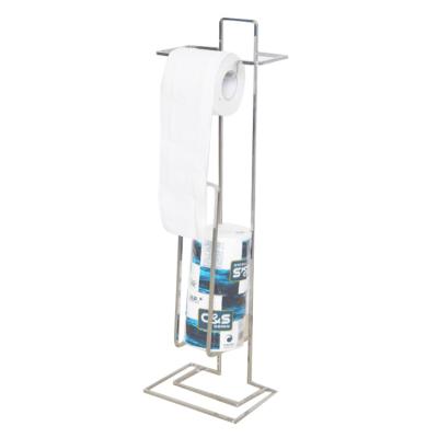 China Bathroom Tissue Paper Holder Rack Metal Paper Towel Holder Zero Toilet Paper Holder for sale