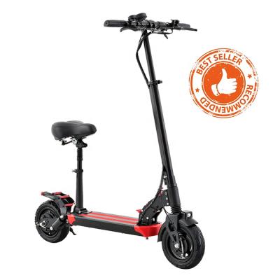 China New Arrival 9 Inch Electric Scooter Best Fast Electric Double Kick Scooter Unisex Adult Unisex Adult With Seat for sale