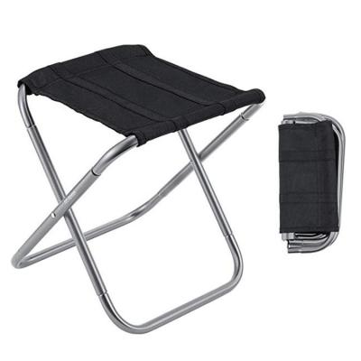 China Modern Outdoor Beach Traveling Fishing Portable Mini Chair Stainless Aluminum Tube Picnic Camping Folding Stool With Carry Bag for sale