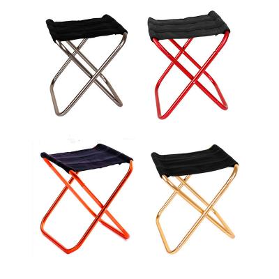 China Mini Portable Lightweight Cheap Aluminum Modern Outdoor Fishing Chairs Seat Stool Folding Camping Stool for sale