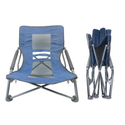 China Customized modern aluminum outdoor portable beach chairs comfortable backpack fold wholesale for sale