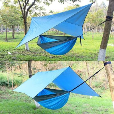 China Extended Type Sun Shelter 4 People Large Canopy Polyester Beach Shade Waterproof Portable Foldable Tarpaulin Garden Camping Tent for sale