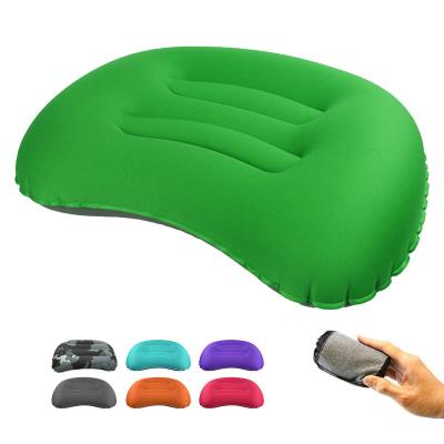 China Factory Custom Logo TPU Inflatable Beach Waterproof Camping Air Relax Pillow for sale